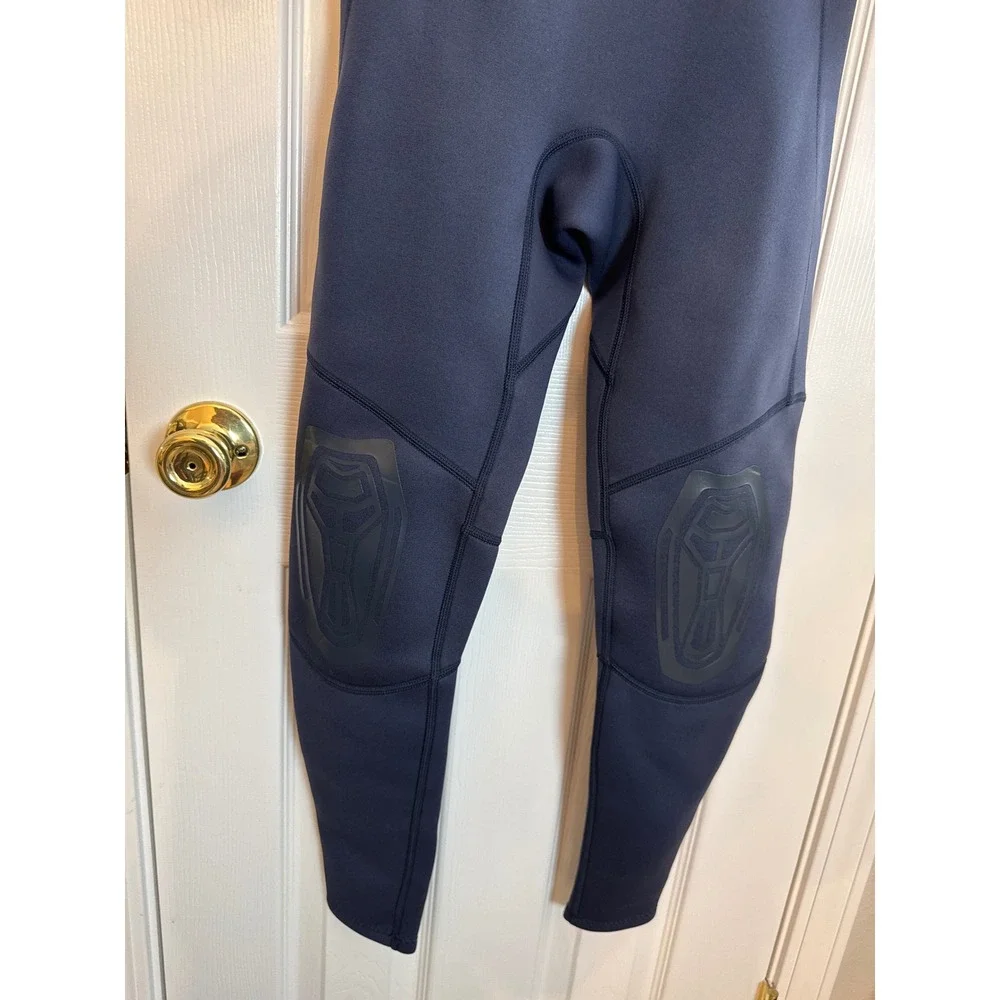 Seaskin 2mm Full Body Wetsuit Navy Blue Recyclable Series Front Zip Small Mens